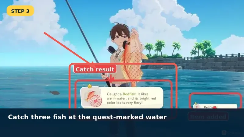 Starsand Island fishing screenshot